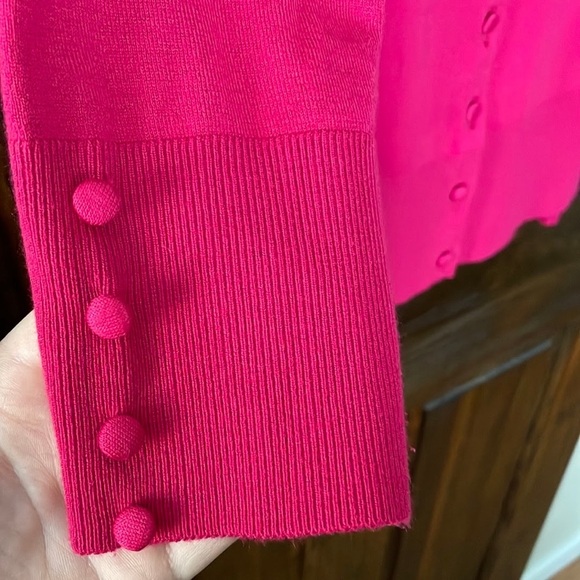 Grace Elements Magenta Cardigan & Shell 2 Piece Set Size M Petite - Picture 6 of 10